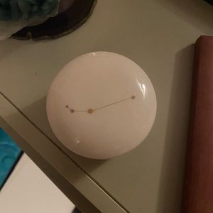 Small Ceramic Aries lidded tray